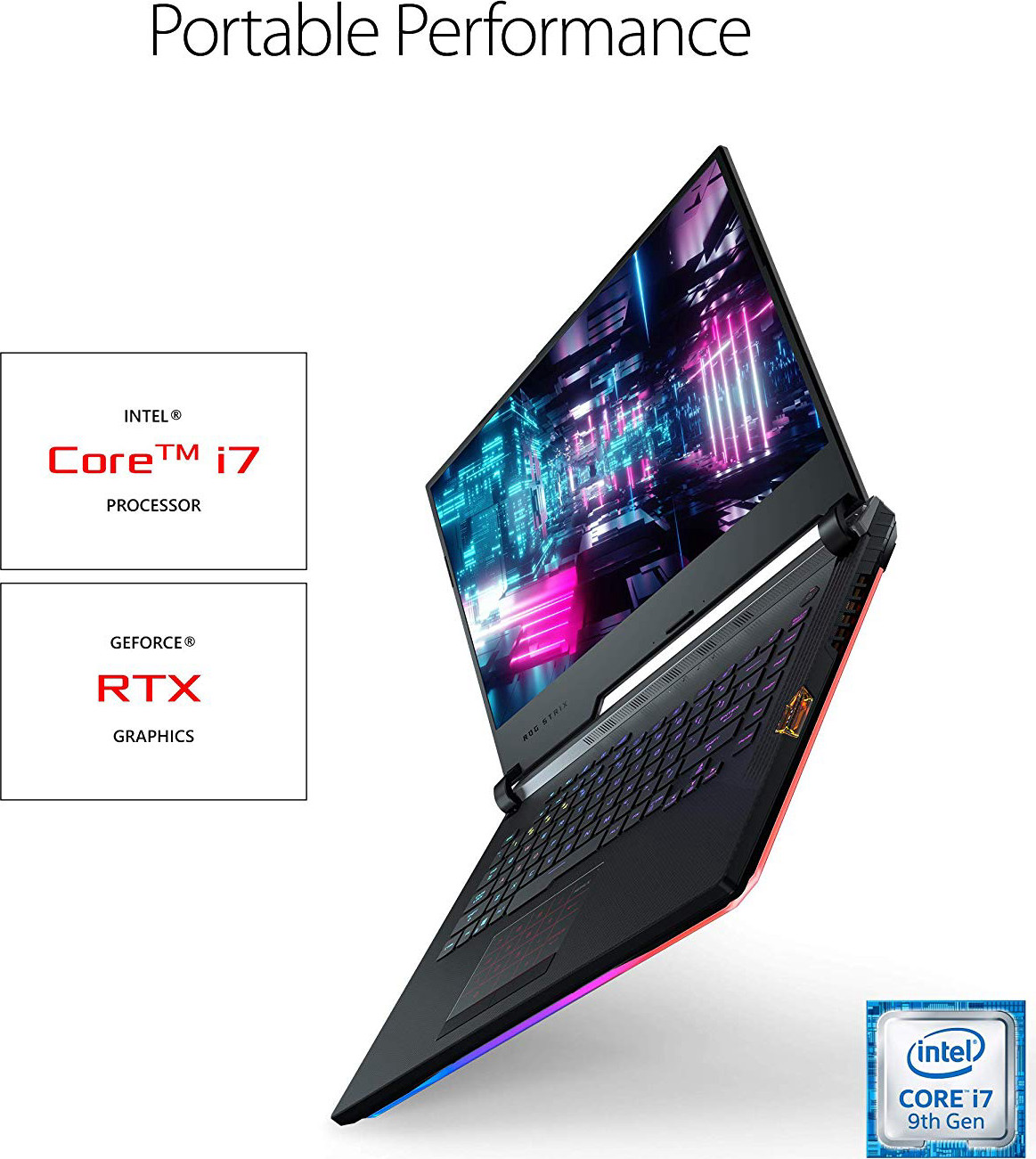 Asus ROG Strix Scar III (2019) Gaming Laptop, 15.6” 240Hz IPS Type FHD, NVIDIA GeForce RTX 2060, Intel Core i7-9750H, 16GB DDR4, 1TB PCIe Nvme SSD, Per-Key RGB KB, Windows 10, G531GV-DB76