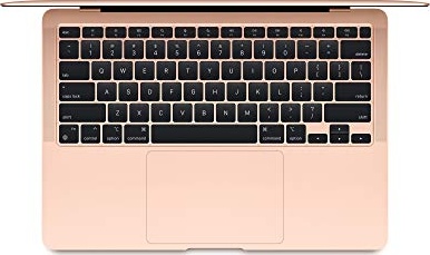 2020 Apple MacBook Air Laptop: Apple M1 Chip, 13” Retina Display, 8GB RAM, 256GB SSD Storage, Backlit Keyboard, FaceTime HD Camera, Touch ID. Works with iPhone/iPad; Gold