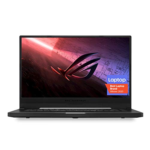 ROG Zephyrus G15 Ultra Slim Gaming Laptop, 15.6” 240Hz Pantone Validated FHD Display, GeForce RTX 2060 Max-Q, AMD Ryzen 9 4900HS, 16GB DDR4, 1TB PCIe SSD, Gig+ Wi-Fi 6, Windows 10 Home, GA502IV-PH96