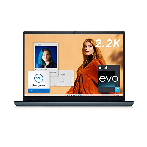 Dell Inspiron 14 Plus 7420 Laptop - 14 inch, 2.2K 16:10, Intel Core i7-12700H, 16GB DDR5 RAM, 1TB SSD, Intel Iris Xe, 2 Yr Onsite + AntiVirus, Dell Migrate, Windows 11 Pro + Office 365 - Atlantic Blue